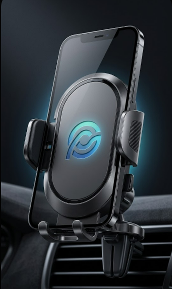 360° Secure Grip Car Vent Phone Mount – Universal, Sleek & Slip-Proof